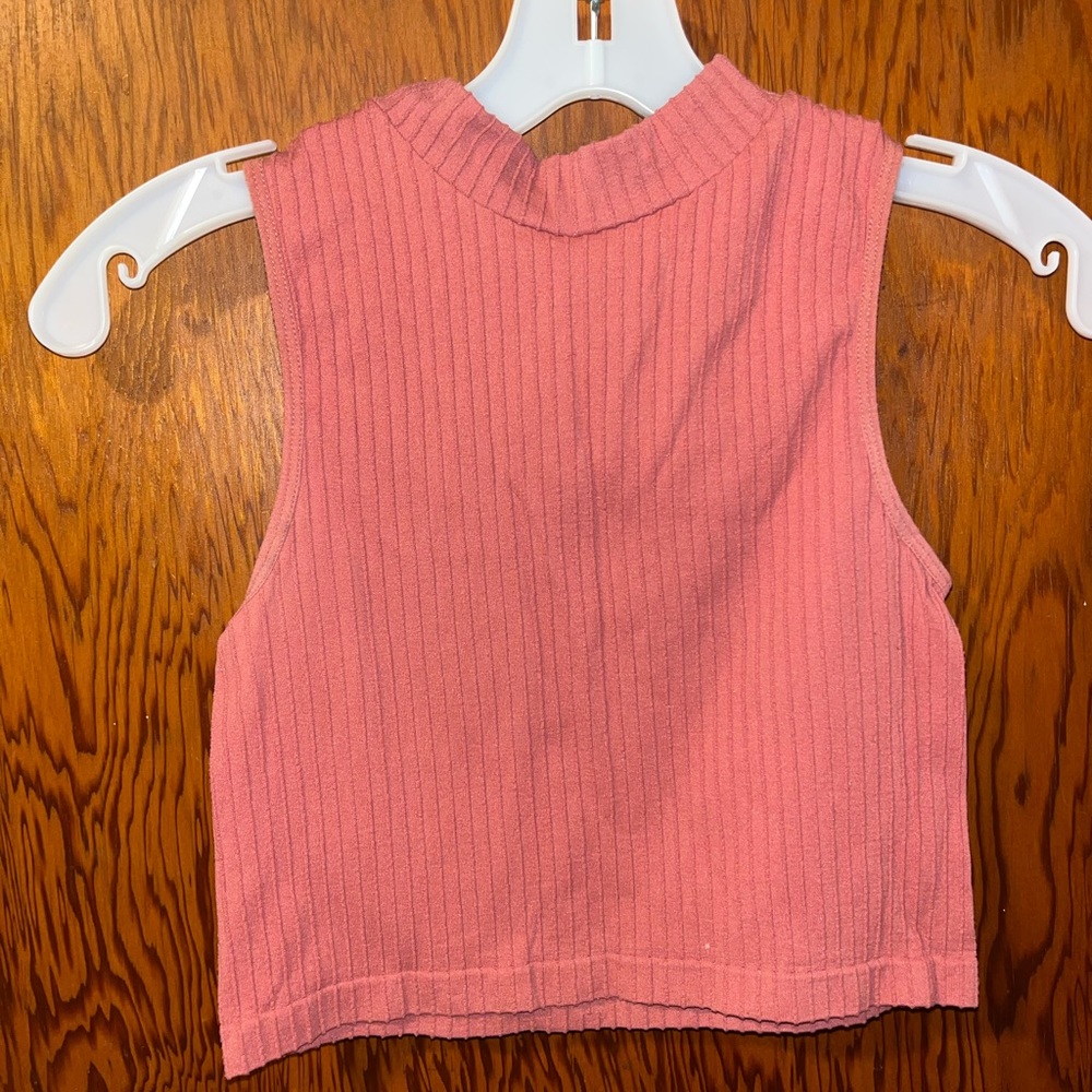 High neck top